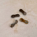 Set of 4 Leopard Hair Clips