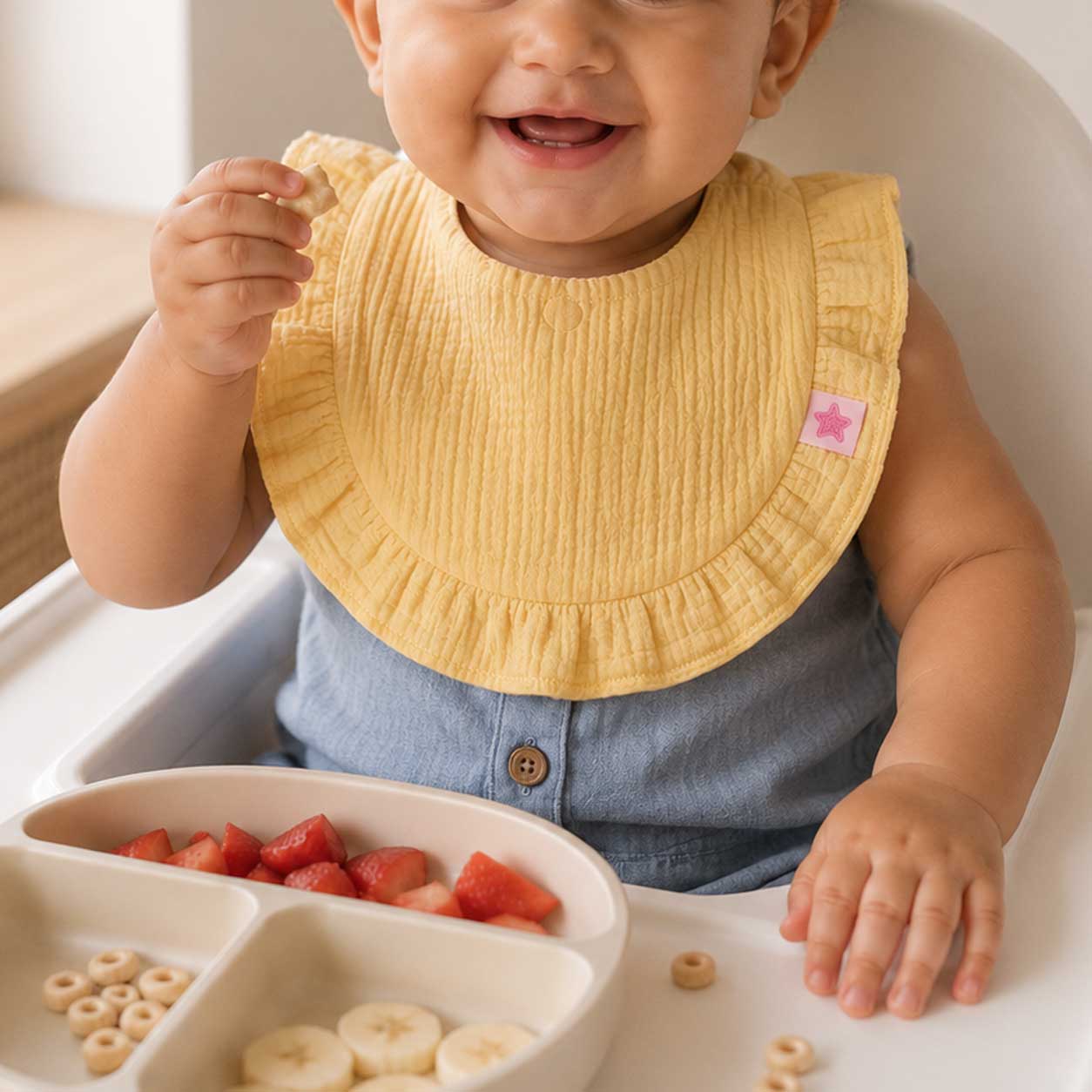 Muslin Round Bib (R-Bib)