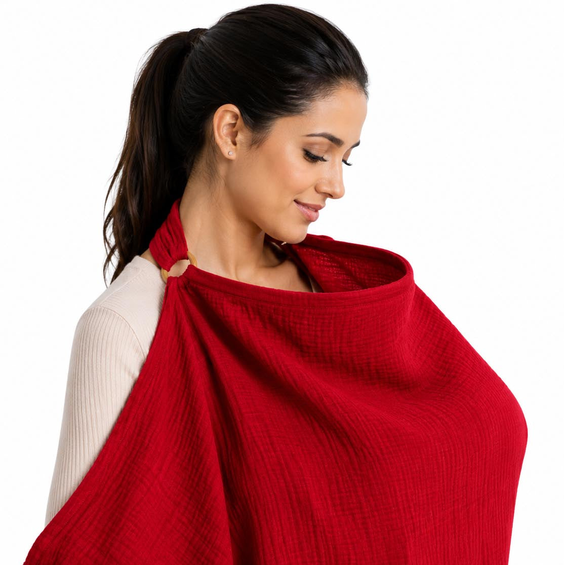 Tiny Ones Club muslin breastfeeding nursing cover